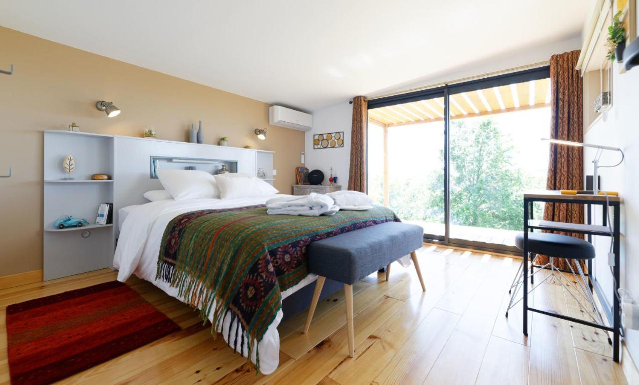 Chambre D'Hotes De Charme A La Maison Bleue Savignac-Mona Εξωτερικό φωτογραφία